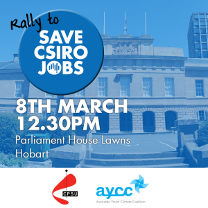 CSIRO rally smaller