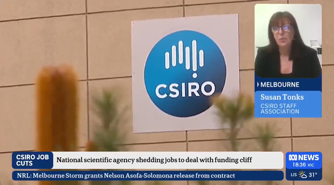 Recent media on CSIRO job cuts - CSIRO Media - News & Events - CSIRO ...